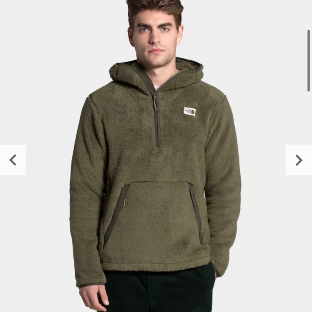 Men’s large north face campshire pull over jacket
